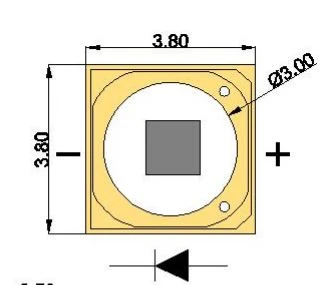 High Performance Vcsel Laser Diode 3535 Quartz Glass Lens 840-850nm