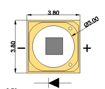 High Performance Vcsel Laser Diode 3535 Quartz Glass Lens 840-850nm