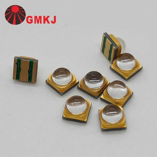UV LED 3535 SMD 385nm 3W With 60° Quartz Glass Lens For UV Curing & Printing factory