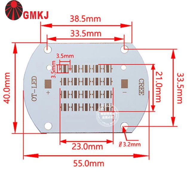 20w led module dimension 20w led module dimension