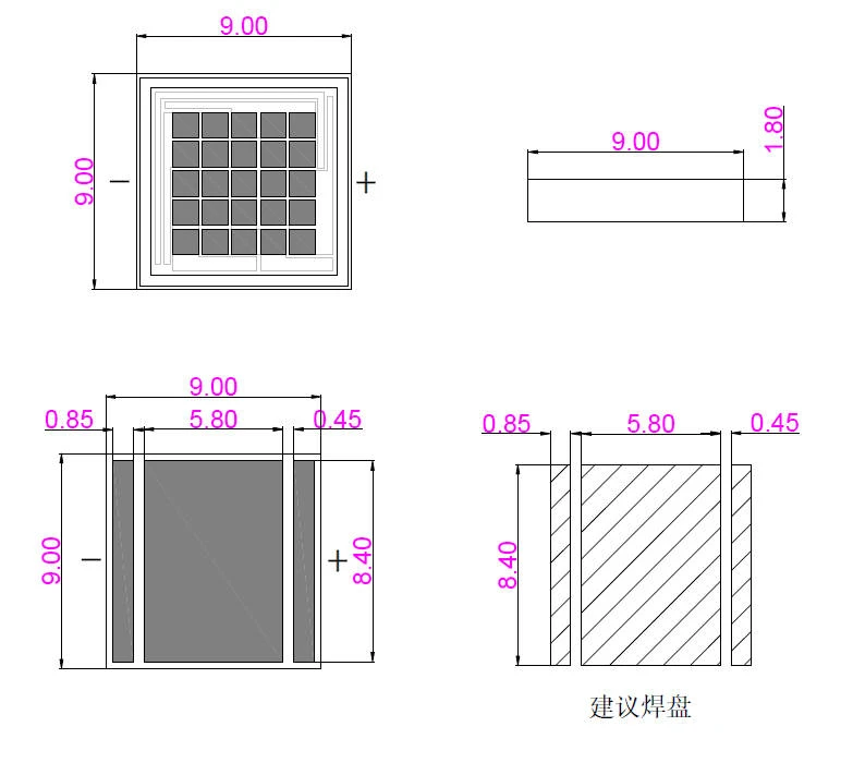 SWIR 9090 smd led array SWIR 9090 smd led array