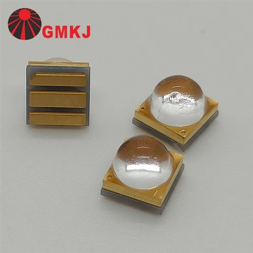 UV LED 3535 SMD 385nm 3W With 60° Quartz Glass Lens For UV Curing & Printing